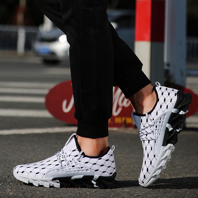 Модные спортивные кроссовки с принтом, дышащая уличная повседневная обувь