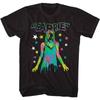 Carrie Color Splatter Black Unisex T-shirt