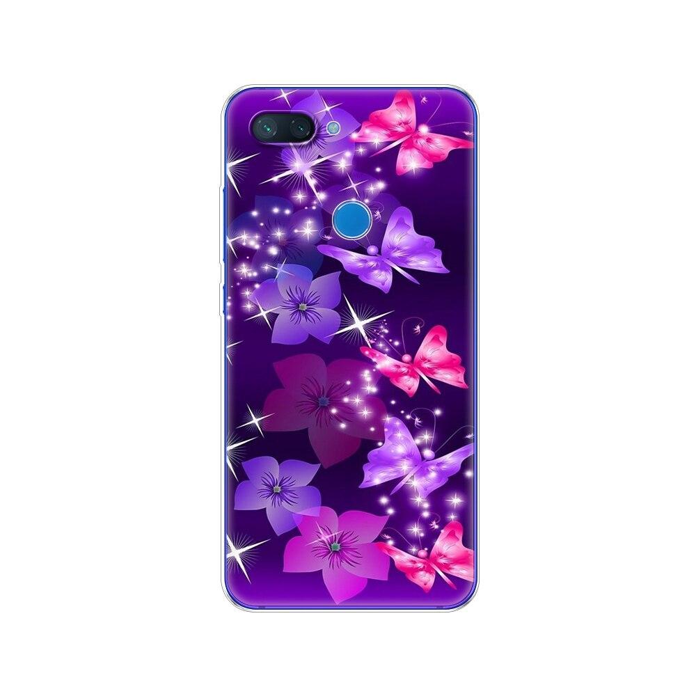 Силиконовый чехол для xiaomi mi 8 LITE, чехол 6,26 дюйма, прозрачный чехол из ТПУ для xiaomi mi 8 lite, задняя крышка для xiaomi mi 8, чехол, сумка-капа