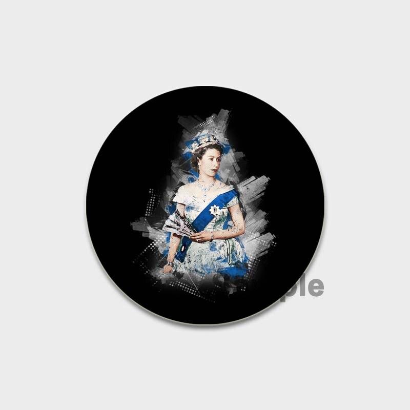 58 мм брошь на лацкан королевы Елизаветы II, брошь ручной работы, значки на рюкзаке, забавные броши из сплава для женщин, ювелирный аксессуар, праздничные подарки