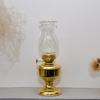 Настольная масляная лампа из стекла и латуни – 24,13 см, морской/викторианской стиль, домашний декор
