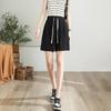 2022 Summer Fashion Korean Casual Shorts High Waist Wide Leg Women Simple Loose Harajuku Drawstring High Street Sweatshorts