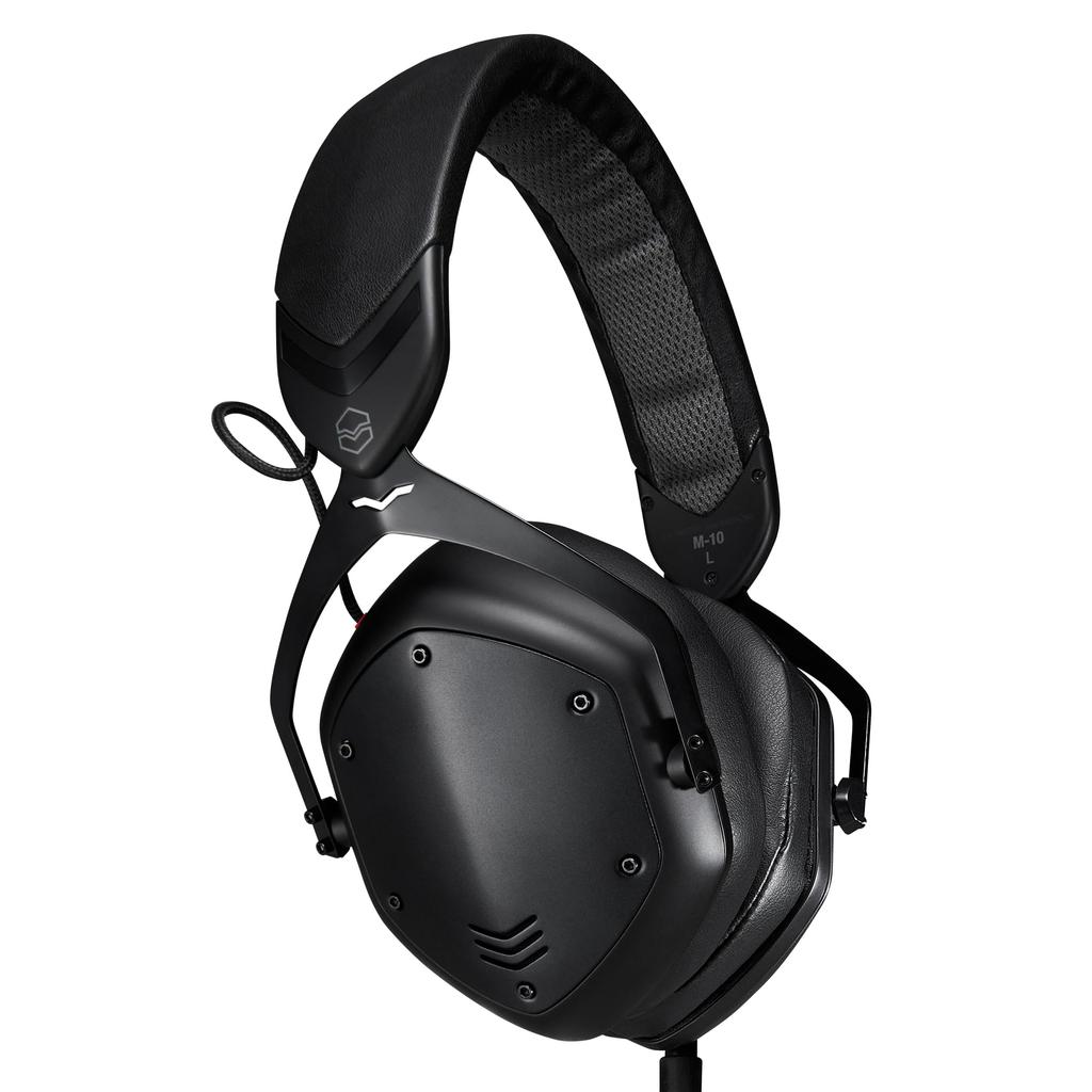 DJ Monitor Audio Wired Connection Black V-MODA M-10 Headphones, High-Resolution Compatible, Only,