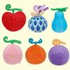 20 см Плюшевая кукла Дьявольский плод Аниме One Piece Мягкая кукла Оп-Оп Гам-Гам Цветок-Цветок Дрожь-Дрожь Фрукт Кукла Плюшевая игрушка Домашний декор Подарок