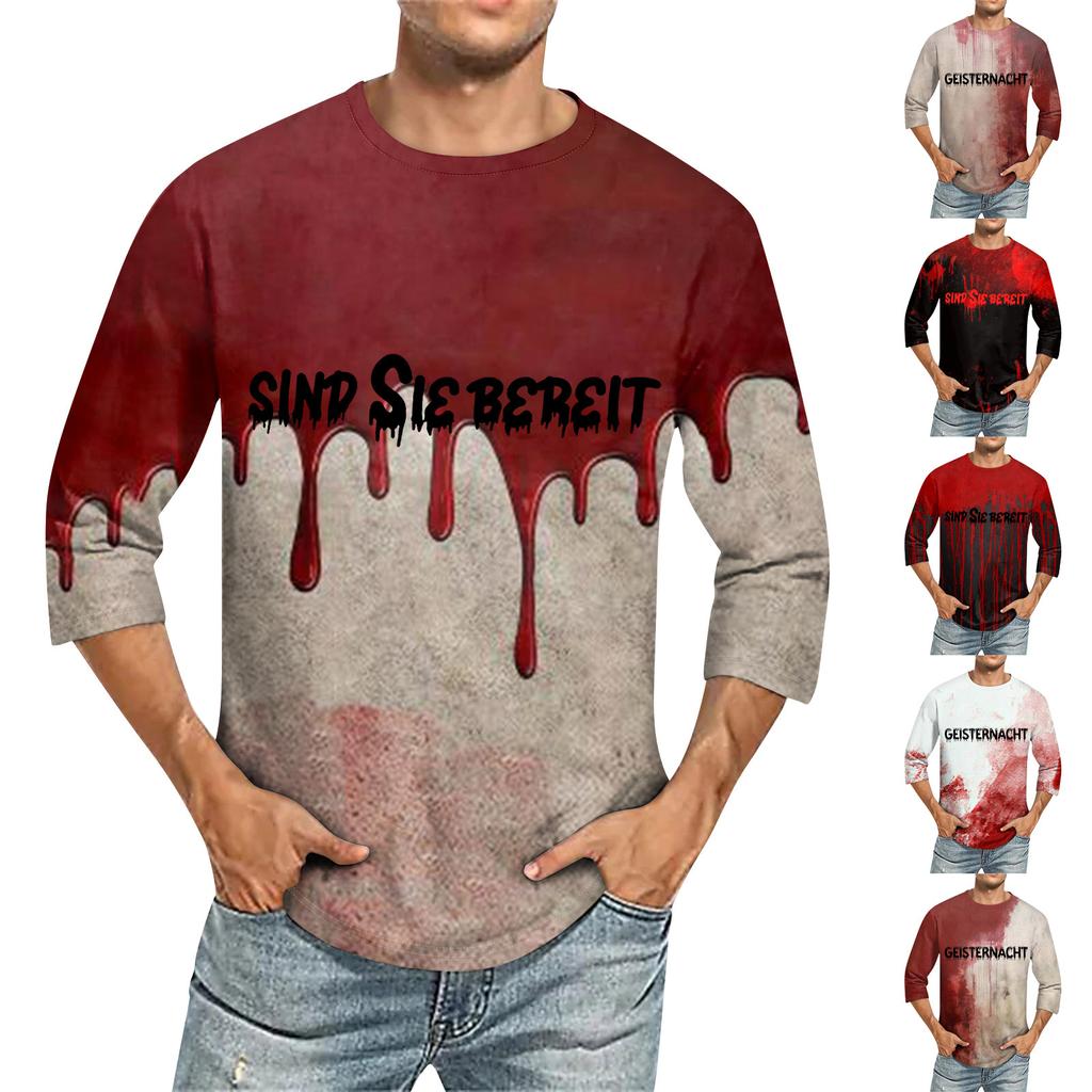 Men's T-shirt T-shirts Graphic Text Pool3D Printing Street Casual Short Sleeve Printed Clothing Basic