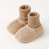 Thickened Baby Suede Leather Shoes Fleece-Lined Baby Winter Shoes  0-12 Months