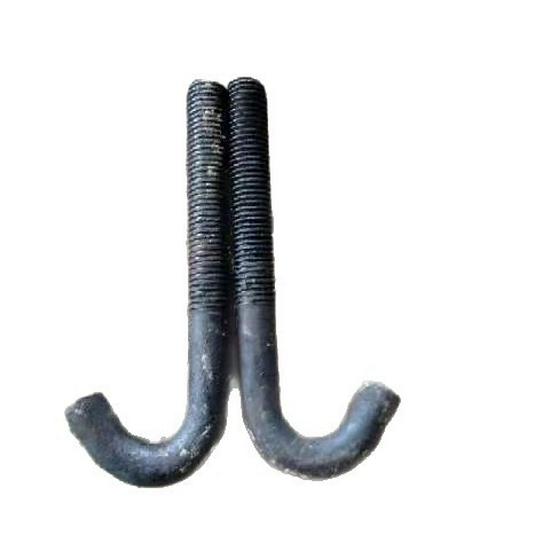 Крюковой болт M12-M18 с плоской шайбой и резиновым амортизатором для сит вибрационных грохотов