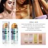 Крем-хайлайтер с бриллиантовыми блестками Pearl Fine Flash для лица Natural 3D Contouring Full Body Highlight Stick Cosmetic Tool