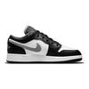 Air Jordan 1 Low GS Black Medium Grey Kids Sneakers White 553560-040