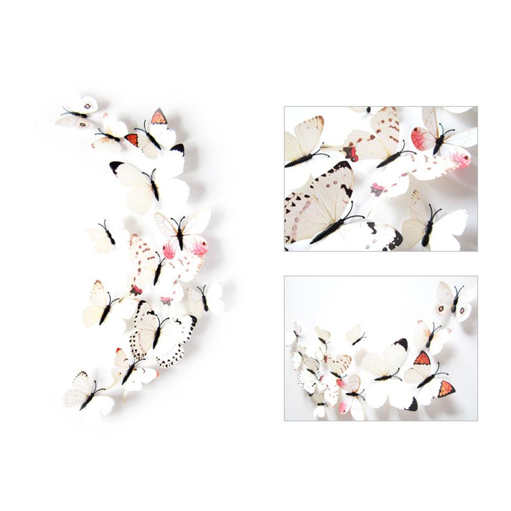 3D трехмерная бабочка арт-дизайн настенная наклейка холодильник украшение своими руками домашний декор магнит на холодильник подарок для кухни