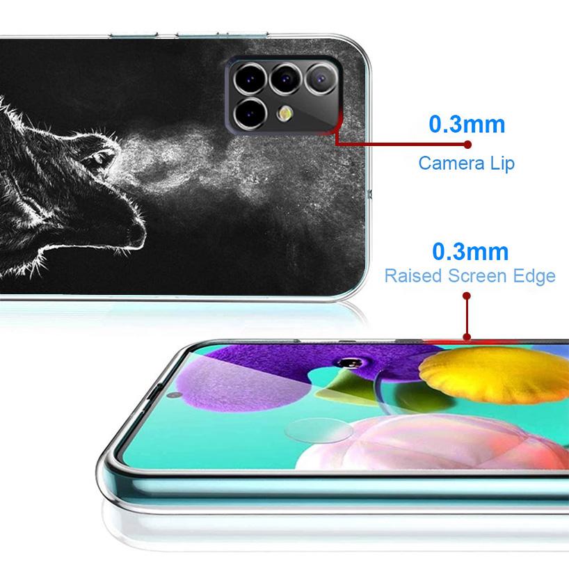 Злой Волк Жесткий Чехол Для Телефона Для Samsung Galaxy A17 A16 A15 A14 A13 A57 A56 A55 A54 A53 A37 A36 A35 A34 A33 A26 A25 A24 A