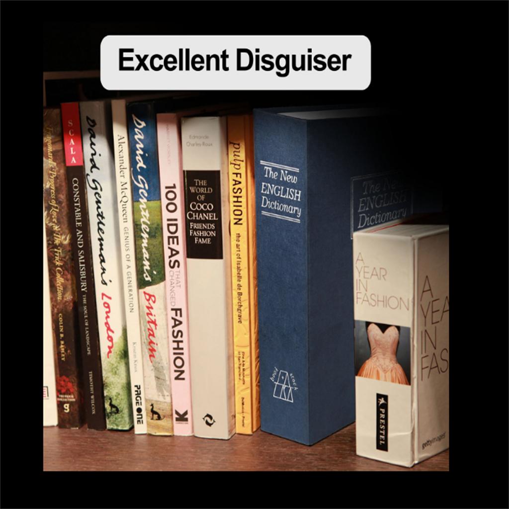 Dictionary Secret Book Hidden Safe With Key Large Space Security Money Locker For Storing Jewelry Cash Credit Cards