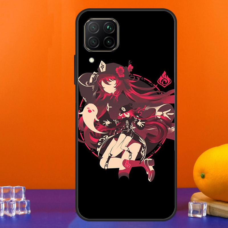 Чехол Genshin Impact Ху Тао для Huawei Nova 12s 12i 11i 5T 9 10 SE Y91 Y90 Y60 Y70 Y72 Y61 P60 Pro P20 P40 P30 Lite