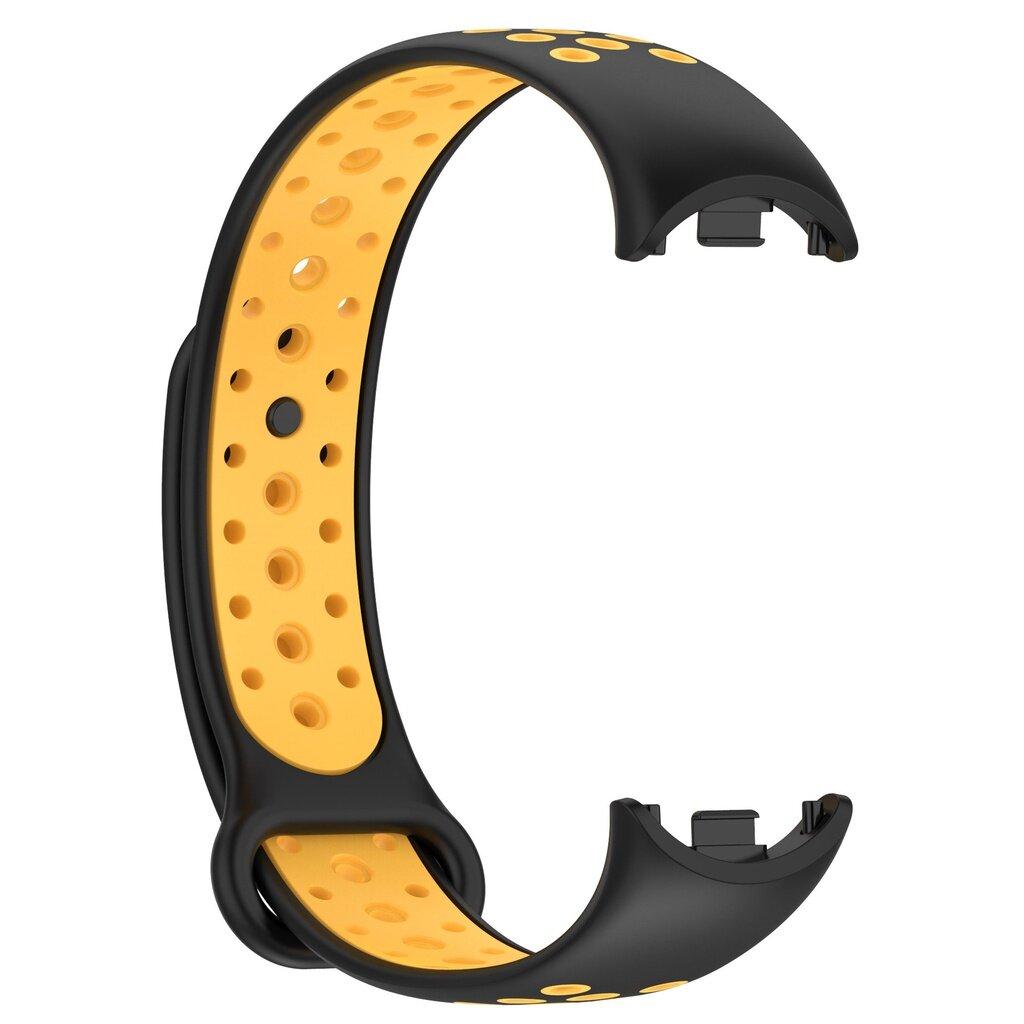 Силиконовый дышащий ремешок для Mi Band8 Ремешок для Xiaomi Smart Band 8 Аксессуары для браслетов