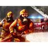 Fire Fighting Hero 5d Diamond Painting Full Drill Round Diamond Mosaic  Embroidery Handmade For Adult Children Gift