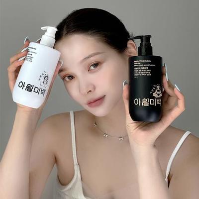 Awill Whitening Body Coloring Отбеливающий крем 300 мл 2 вида, выберите 1 (успокаивающее / увлажняющее)