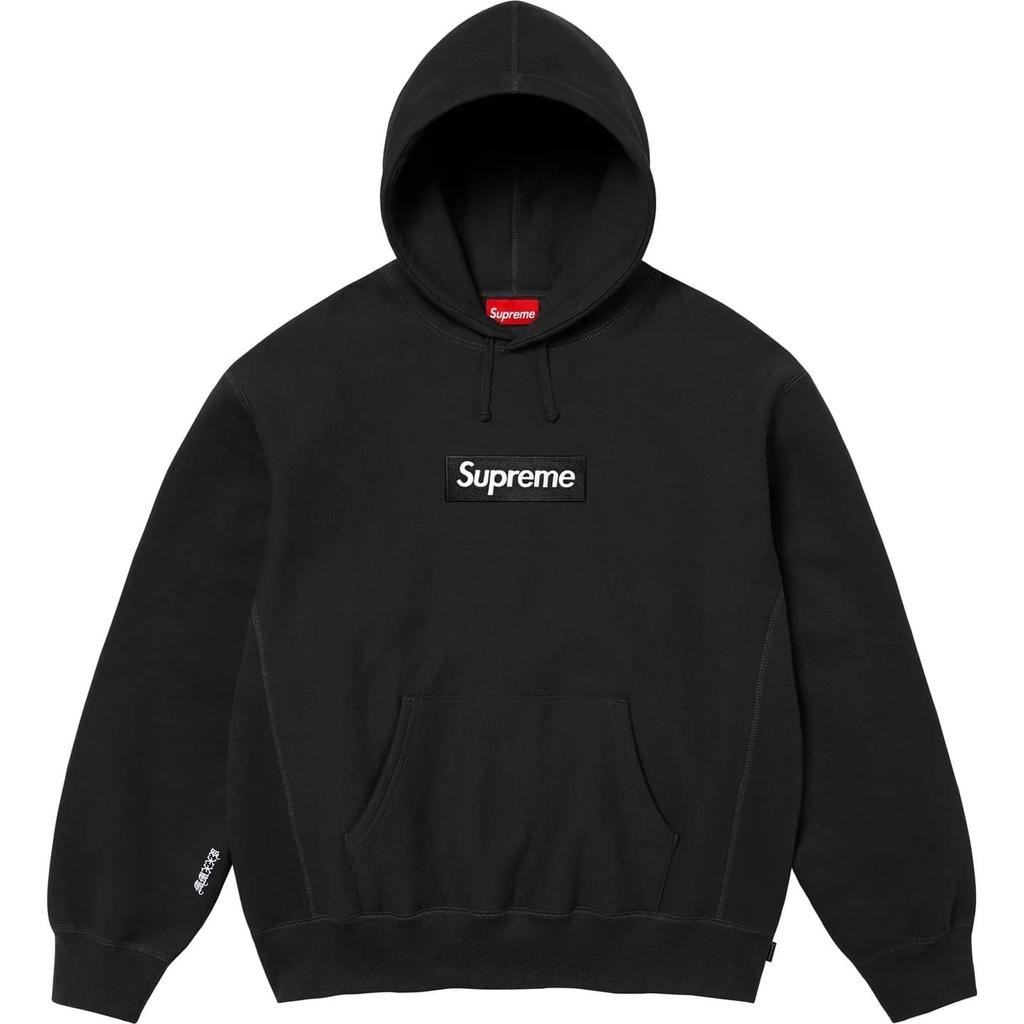 Supreme Толстовка с капюшоном и логотипом-коробкой (25ос) черный