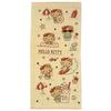Набор из 2 полотенец для лица Sanrio Characters Hello Kitty 3475 см 100% хлопок Летние дни