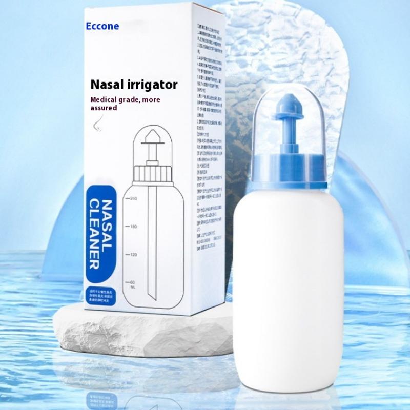 240/250 мл Очиститель для промывания носа Назальный ирригатор Бутылка для промывания Защита для носа Предотвращение аллергического ринита Синусита Взрослый Ребенок Пот Нети