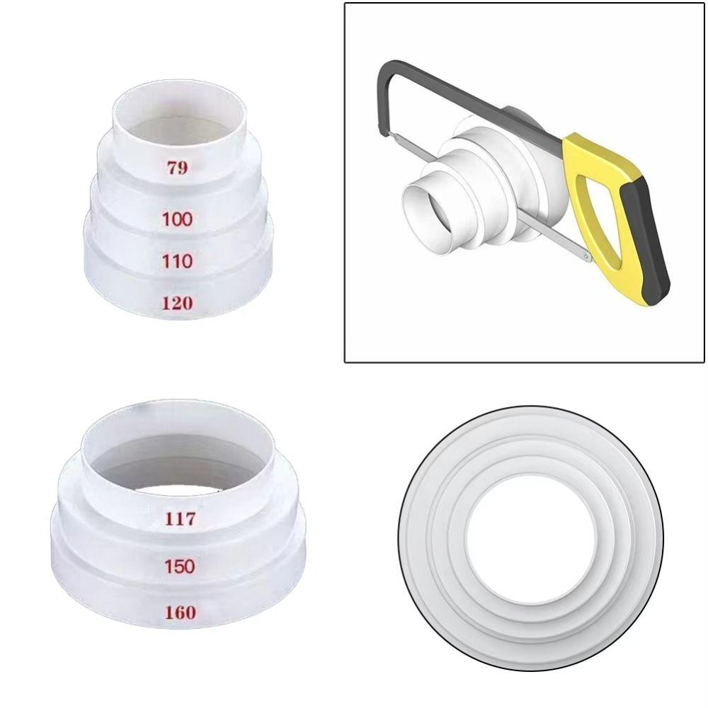 1Pcs For Fan Ventilation Fan Pipe Connector Multi Reducer Extractor Duct Tube New Exhaust Duct