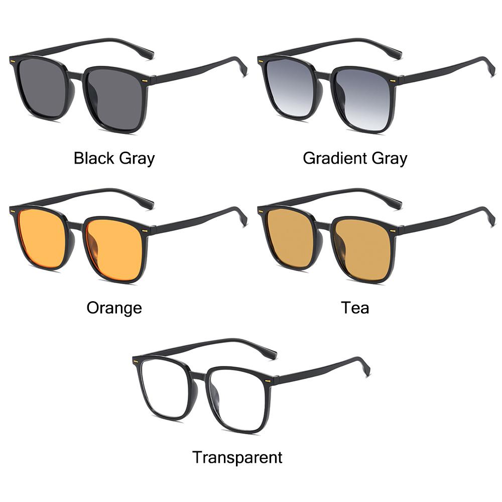 UV400 Protection Tea Brown Sunglasses Travel and Street Style Men's Driving Sun Glasses  Unisex