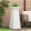 Column Planter White 40 x 40 x 100 cm