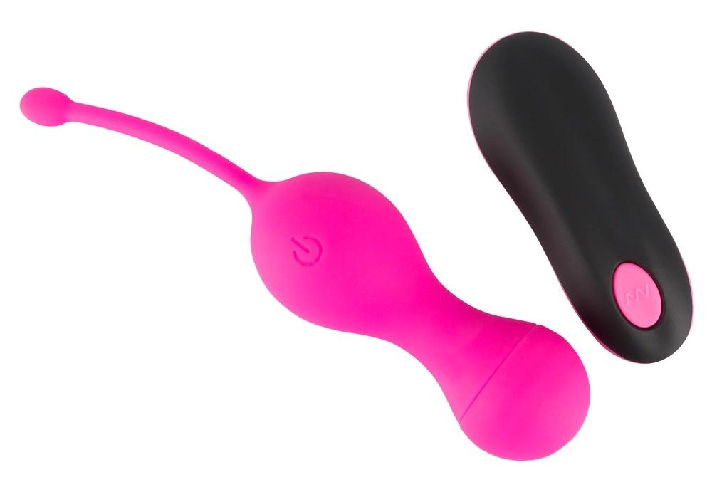 Sweet Smile - Remote Controlled Vibro Love Balls Pink
