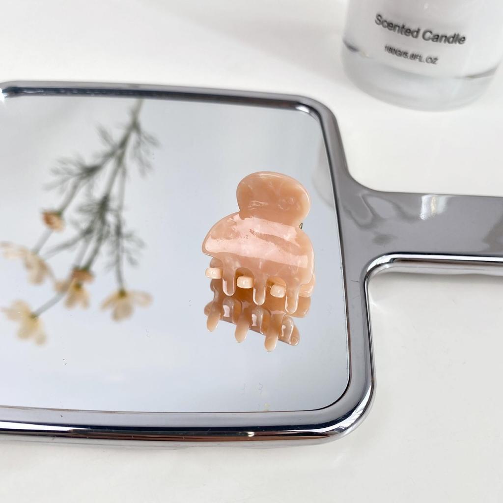 Корейская мини-заколка-краб с дофамином: Милые аксессуары для волос для женщин и детей