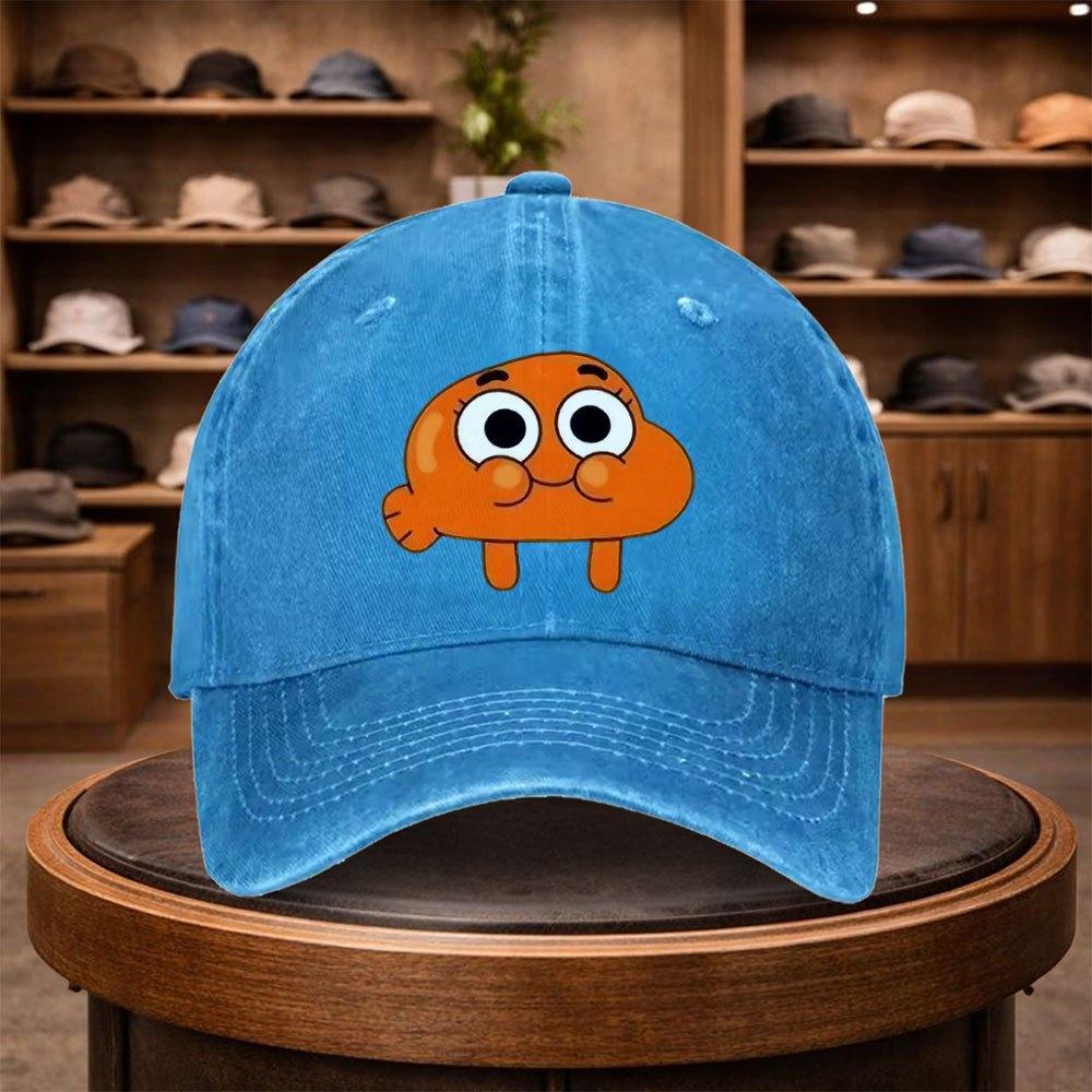 Unisexs Cute Cartoon Little Fish Baseball Cap Outdoor Fashion Adjustable Casual Hat Urban Style Lightweight Fashionable Duckbi