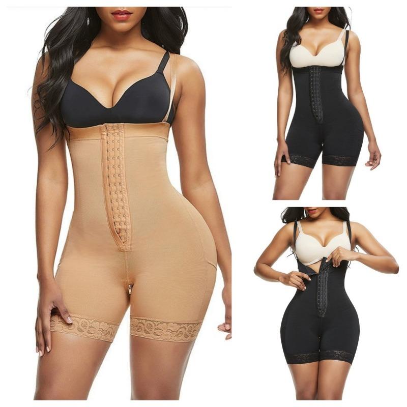 Fajas Colombianas Shapewear Women Tummy Control Butt Lifter Body Shaper High Compression Reducing and Shaper Girdles