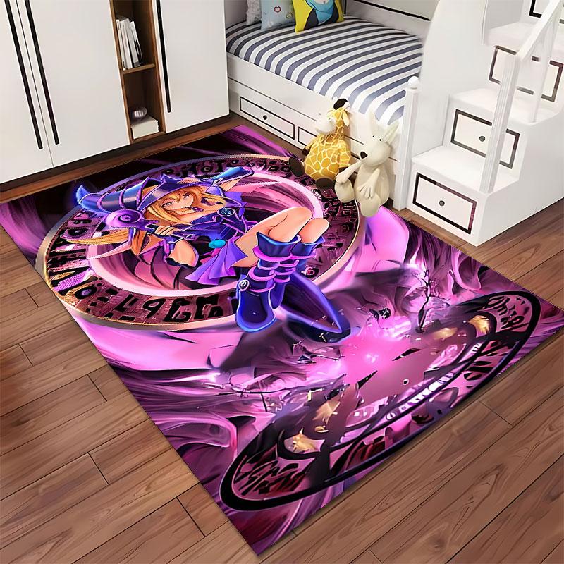 Magic Sorceress in Purple Theme suitable as a non-slip mat for the living room or bedroom sofa