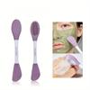 Silicone Facial Cleansing & Mask Brush 2 In1 Facial Skin Care Scrub Exfoliator Scrub Pore Blackhead Deep Cleaning Tools