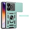 Armor Case For Xiaomi Redmi 13 4G Cover For Poco M6 With Lens Protection Ring Magnetic Holder Coque Fundas