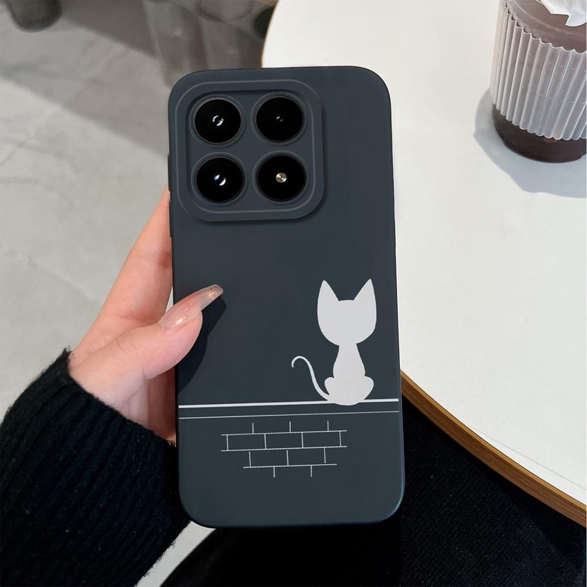Чехол для телефона Xiaomi 17 14T 15 15T Pro Poco M7 M8 C71 C75 F7 F8 Милые Аниме Совы Жидкий Силикон Модный Чехол для Xiaomi Противоскользящая Задняя Крышка