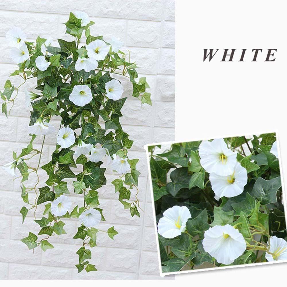 Vine Basket Wedding Hanging Fake Morning Glory Artificial Flowers Artificial Plants Silk  flower