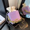 Модная Сумка на Цепочке через Плечо, Маленькая Квадратная Сумка Crossbody, Женская Сумка