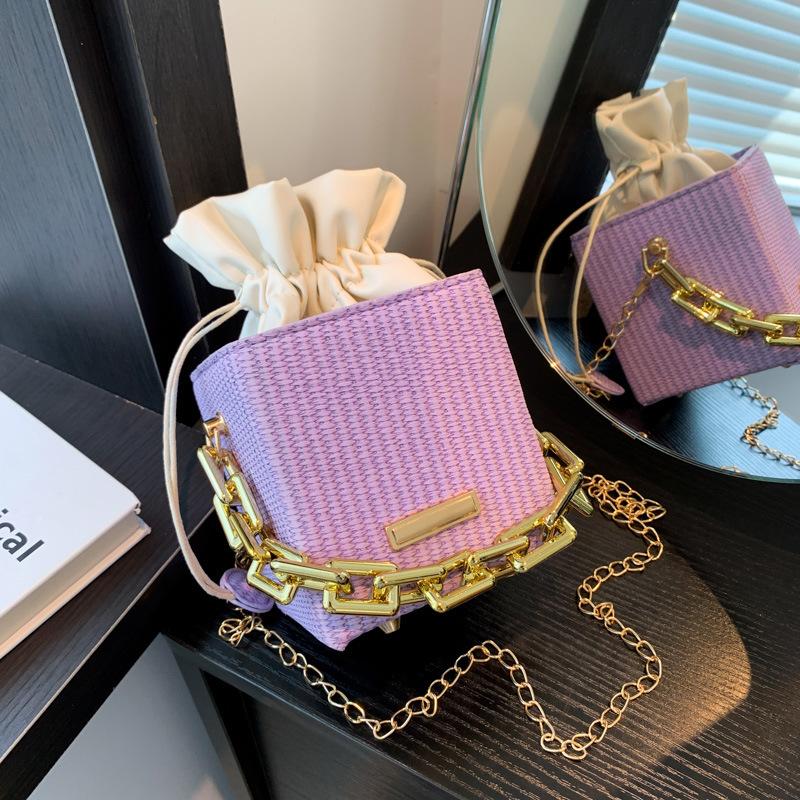 Модная Сумка на Цепочке через Плечо, Маленькая Квадратная Сумка Crossbody, Женская Сумка