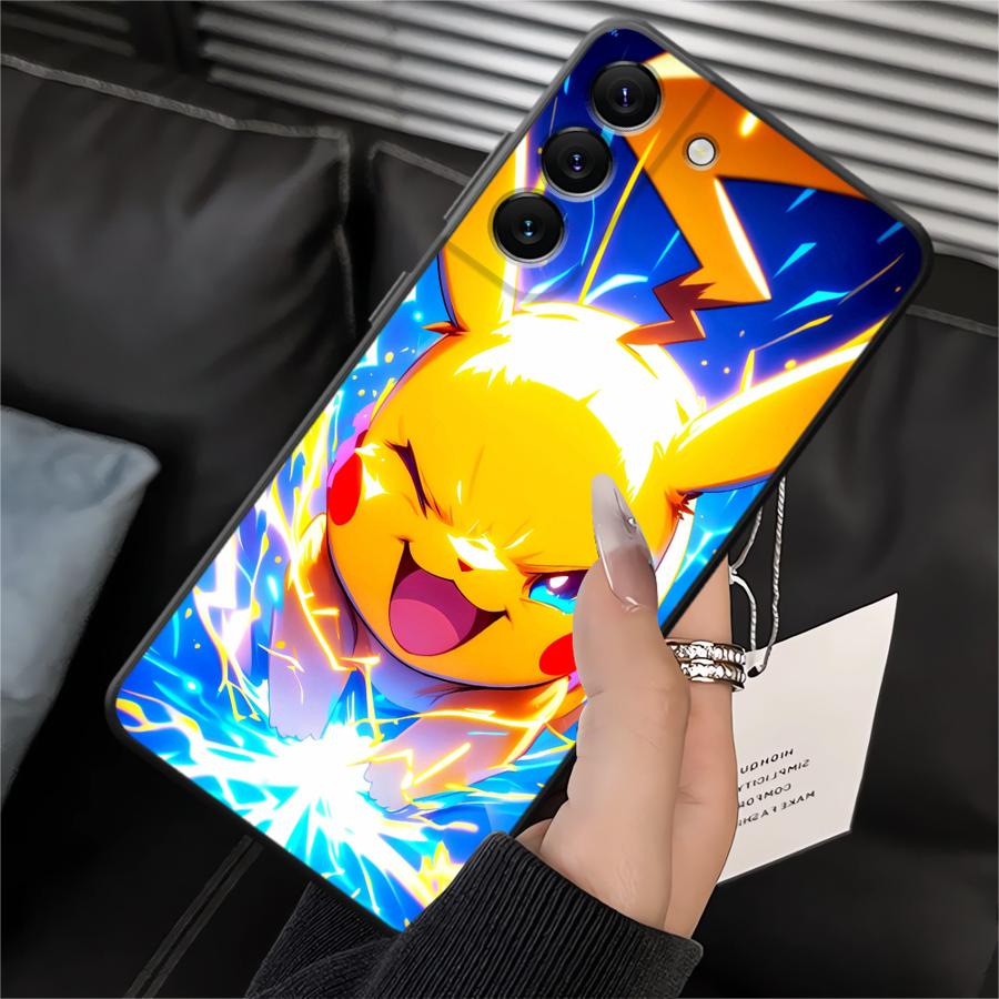 Милый чехол-футляр для телефона Pokemon Pikachu для Samsung Galaxy A05 A15 A70 A04 A06 A13 A20 A50 A17 A16 A40 A12