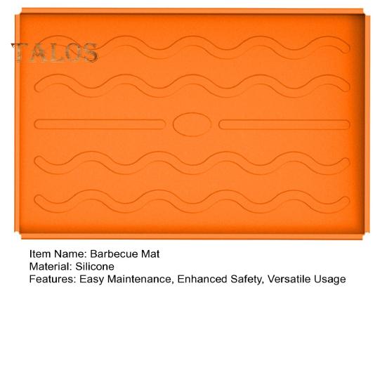 Силиконовый коврик для барбекю для гриля Blackstone 28 дюймов, прочный защитный чехол для гриля пищевого класса для домашних вечеринок и встреч на открытом воздухе
