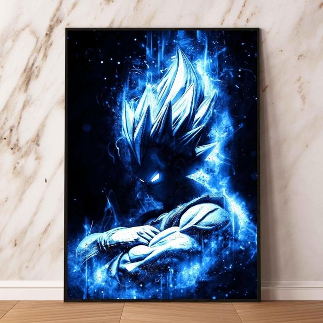 Аниме постер Dragon Ball Torso Wukong Модульная картина детская экшн-кукла Наклейка на стену украшение для гостиной