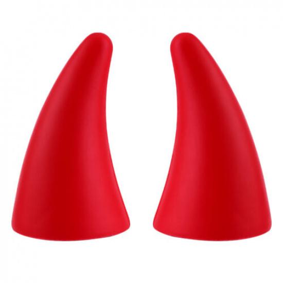 2 Pcs Bumper Decoration Car Horns Automobile Devil Horns