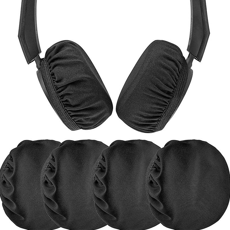 2 шт. Многоразовые Универсальные Мягкие Моющиеся Чехлы для Наушников Эластичные Прочные Дышащие Защитные Пыленепроницаемые Чехлы для Амбушюр