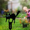 Acrylic Cat , Animals Cats Statue Decor, Ornaments Yard Decorative, Pathway, Floor, Flower Bed