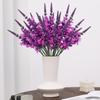 Realistic Artificial Lavender Flowers Handmade Flower Arrangement  Outdoor Garden Decor