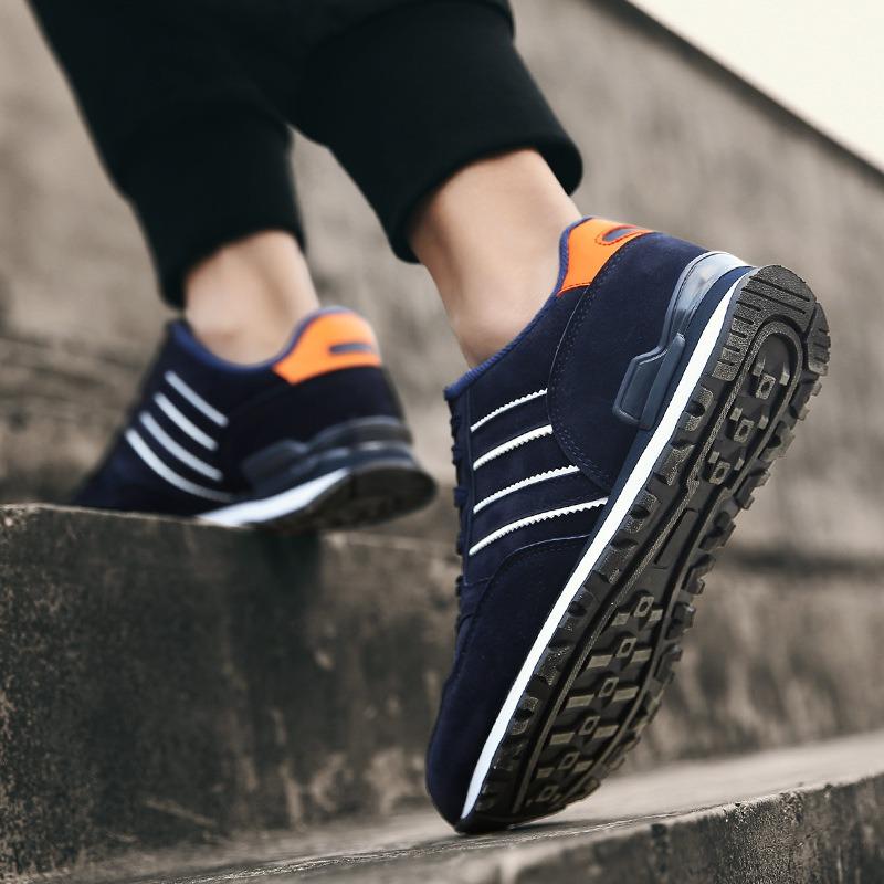 Брендовые мужские кроссовки, легкие кроссовки для бега на открытом воздухе для мужчин, кожаные сетчатые дышащие спортивные туфли, высококачественные дышащие теннисные туфли