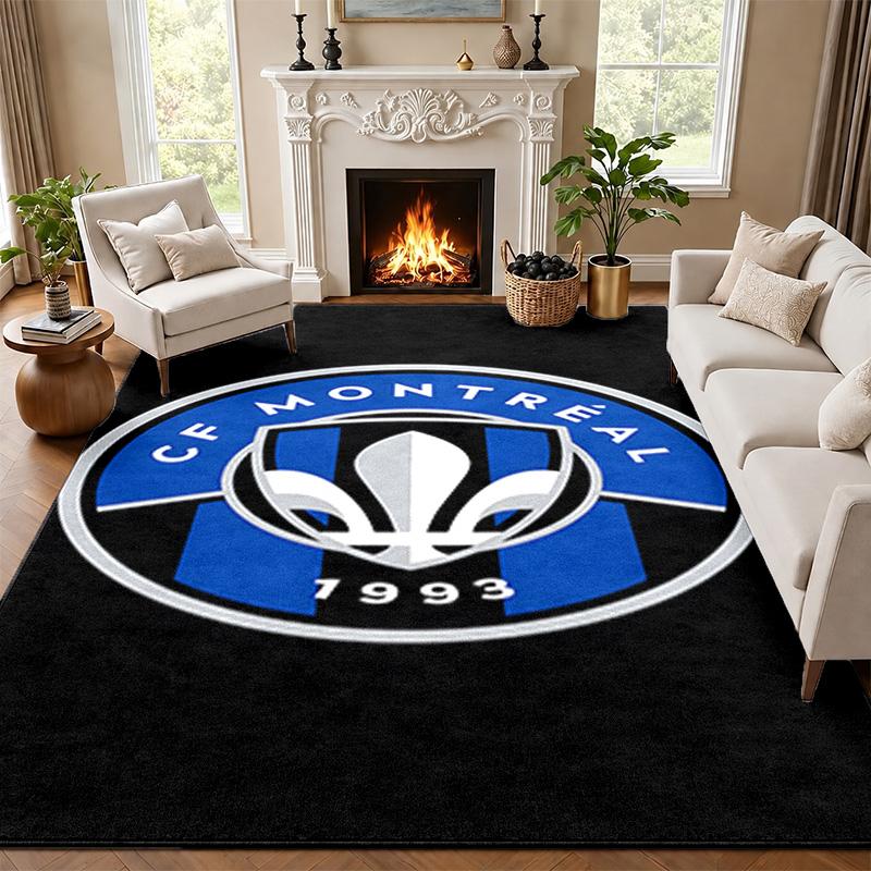 CF Montreal Carpet Door Mat for Living Room or Bedroom Protective Mat Under Chair Office Decoration Christmas Gift Birthday Present