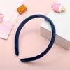 Candy Colorful Winter Elastic Plain Hair Bands Hard Hair Hoop Crown Tiara Base Crafting Accessories for Women Girls