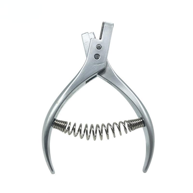 Вырубные клещи для одежды Плоскогубцы с U-образным отверстием Портновские стальные плоскогубцы Дырокол для ткани Маркер 45N Швейные принадлежности