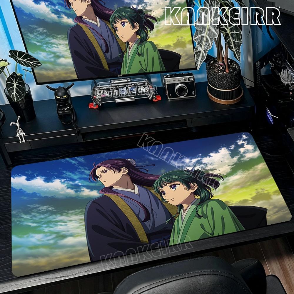 Cute Pretty Animethe Apothecary Diaries Mousepad Large NonSlip Rubber Mouse Pad Lock Edges Mat Durable Laptop Gaming Desk Mats