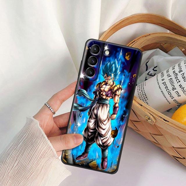 Чехол для телефона Samsung Galaxy S20 S21 FE S10 S9 S8 S22 Plus Ultra S10e Lite Чехол DragonBall Son Goku Anime Черный ТПУ Мягкий чехол